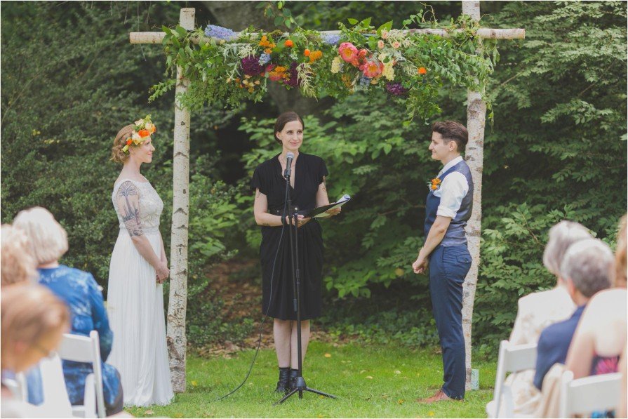 queer wedding, ceremony, Philadelphia