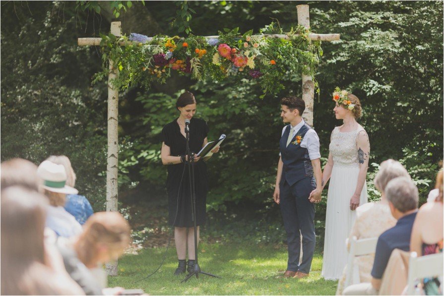 queer wedding, ceremony, Philadelphia