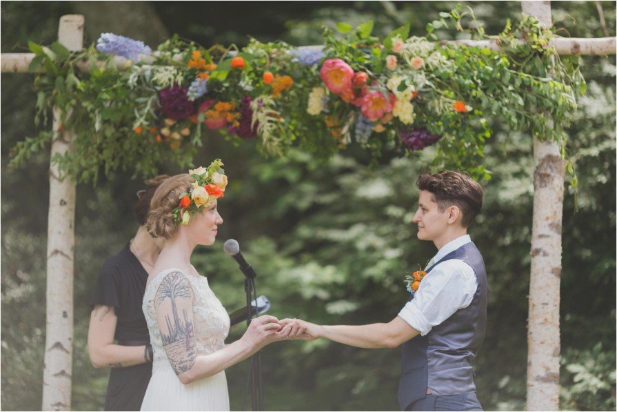 queer wedding, ceremony, Philadelphia