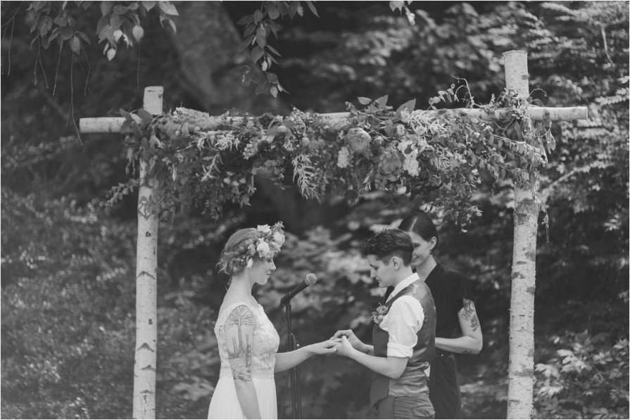 queer wedding, ceremony, Philadelphia