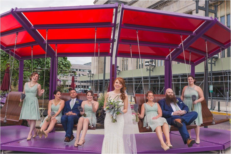 bridesmaids, Philadelphia, 30th Street Station