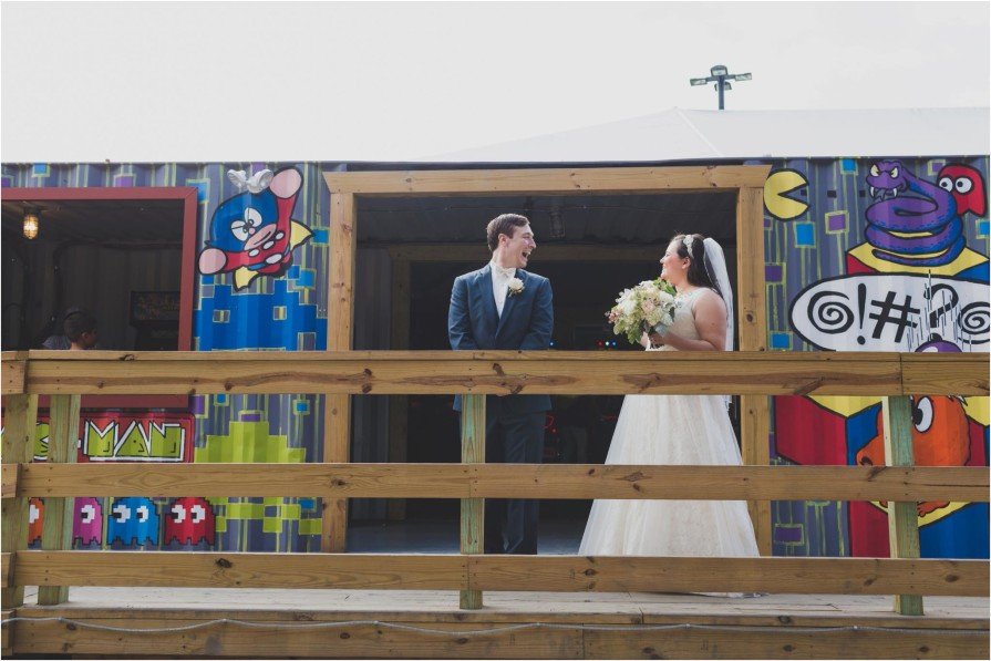 Spruce Street Harbor Park, wedding, first look