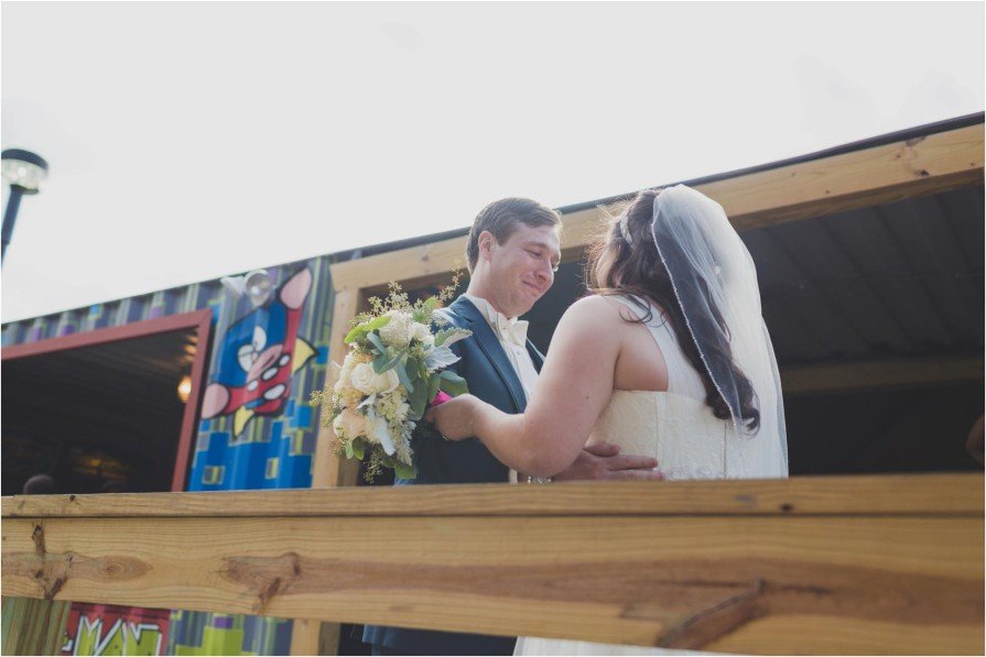 Spruce Street Harbor Park, wedding, first look