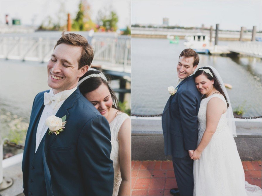 Spruce Street Harbor Park, wedding, first look