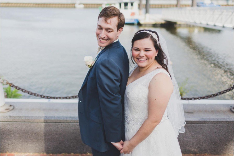 Spruce Street Harbor Park, wedding, first look