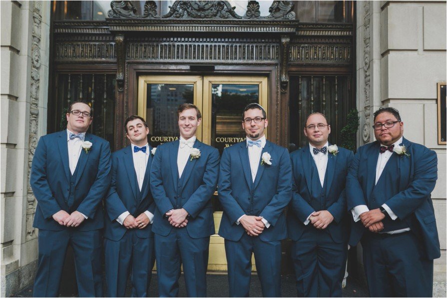 bridal party, Courtyard Marriott, wedding