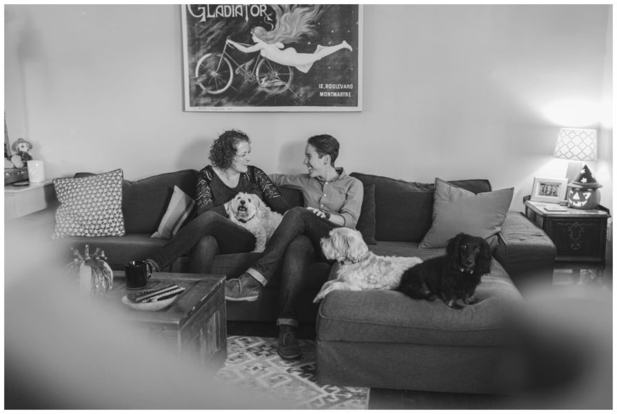 engagement session, home, Philadelphia