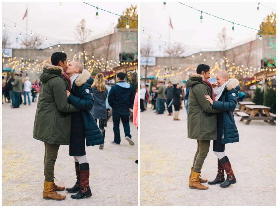 engagement, winterfest, Philadelphia