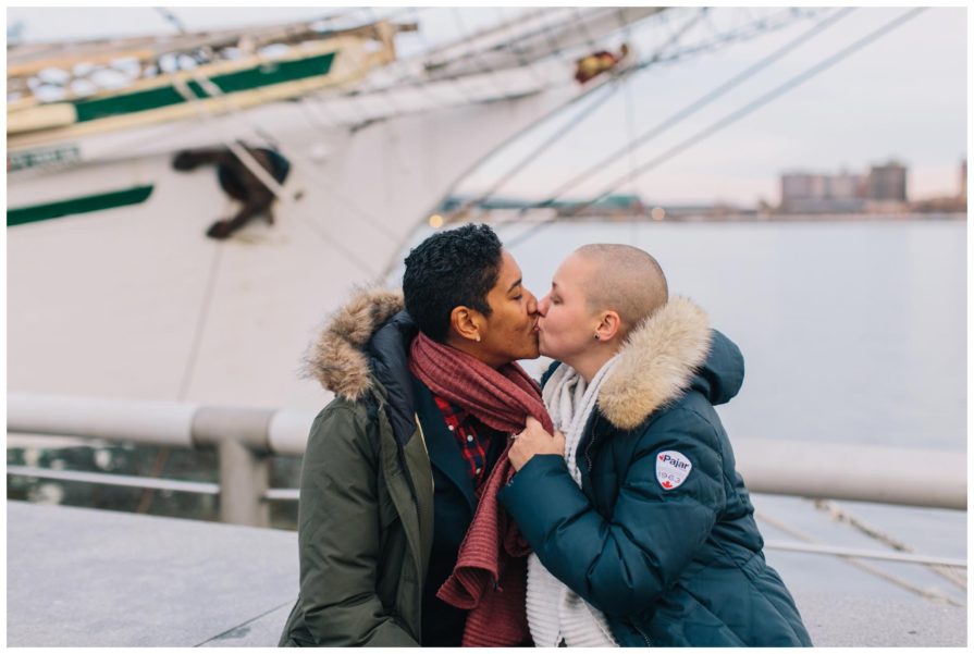 engagement, Penn's Landing, Philadelphia