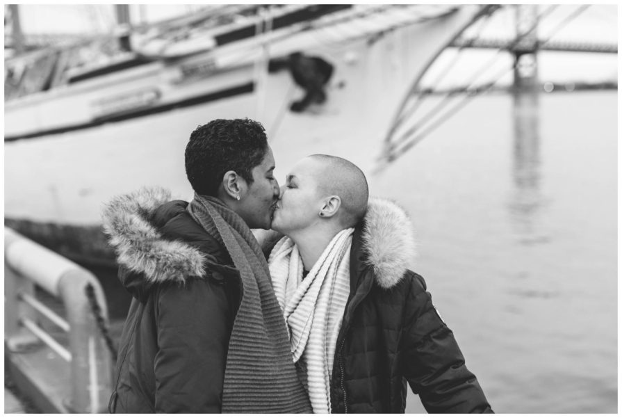 engagement, Penn's Landing, Philadelphia