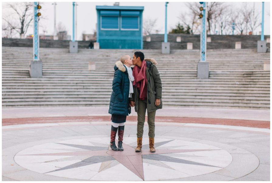 engagement, Penn's Landing, Philadelphia