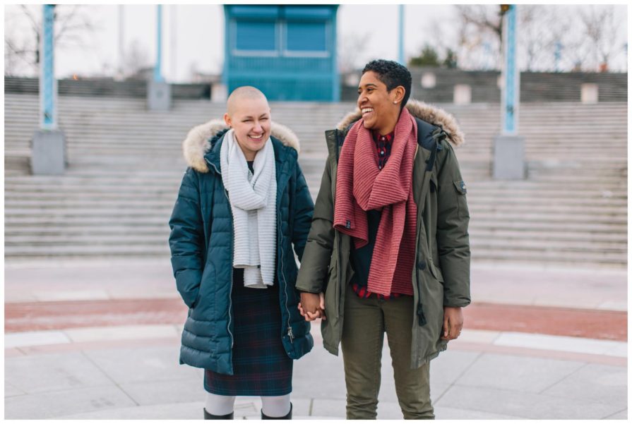 engagement, Penn's Landing, Philadelphia