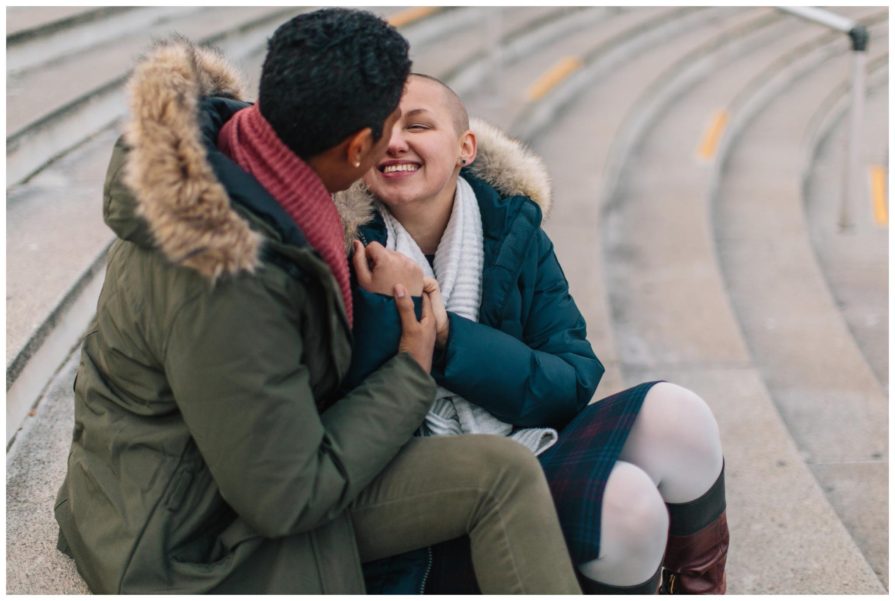 engagement, Penn's Landing, Philadelphia