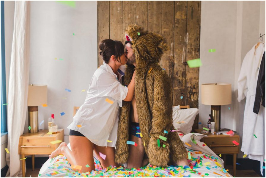 workaholics, bear coat, confetti