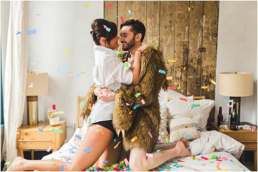 workaholics, bear coat, confetti