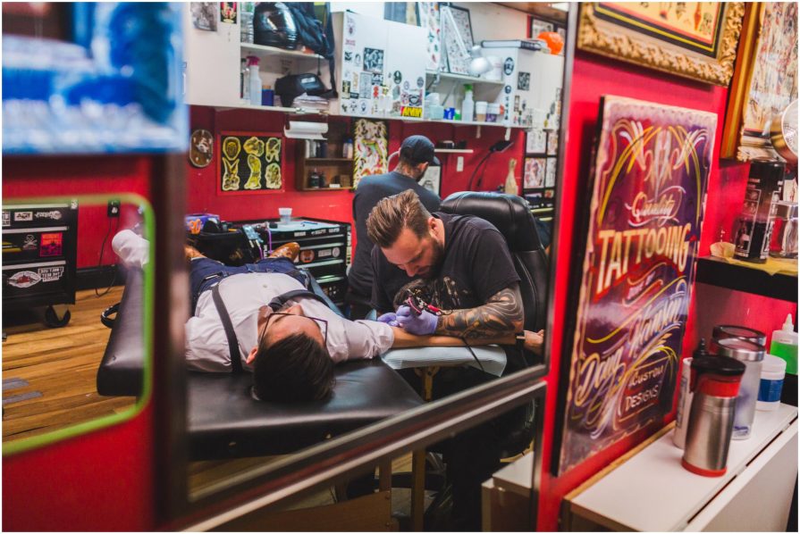 Olde City Tattoo, engagement, matching tattoos