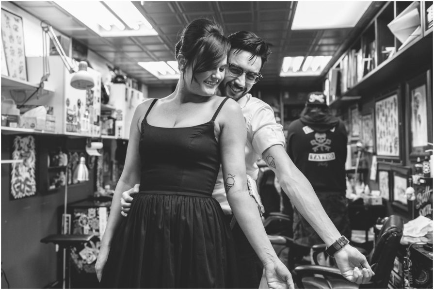 Olde City Tattoo, engagement, matching tattoos