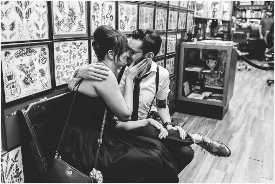 Olde City Tattoo, engagement, matching tattoos