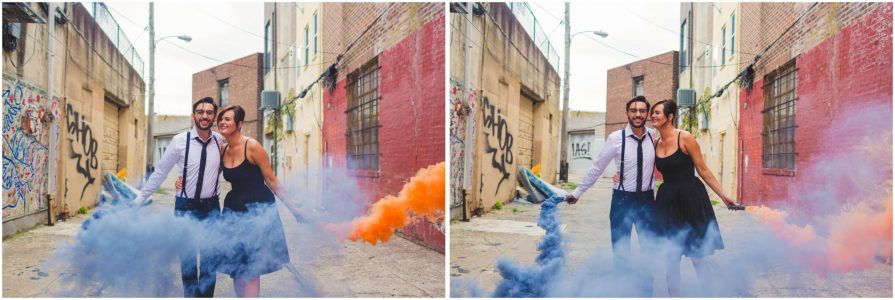 smoke bomb, engagement, smoke grenade, Philadelphia