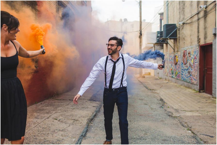 smoke bomb, engagement, smoke grenade, Philadelphia