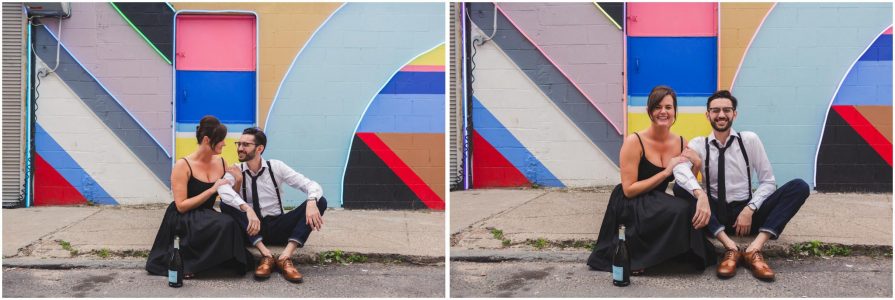 Percy Street Project, light mural, Philadelphia, neon