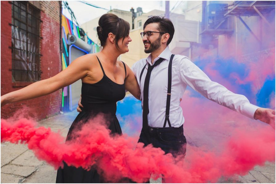 smoke bomb, engagement, smoke grenade, colorful