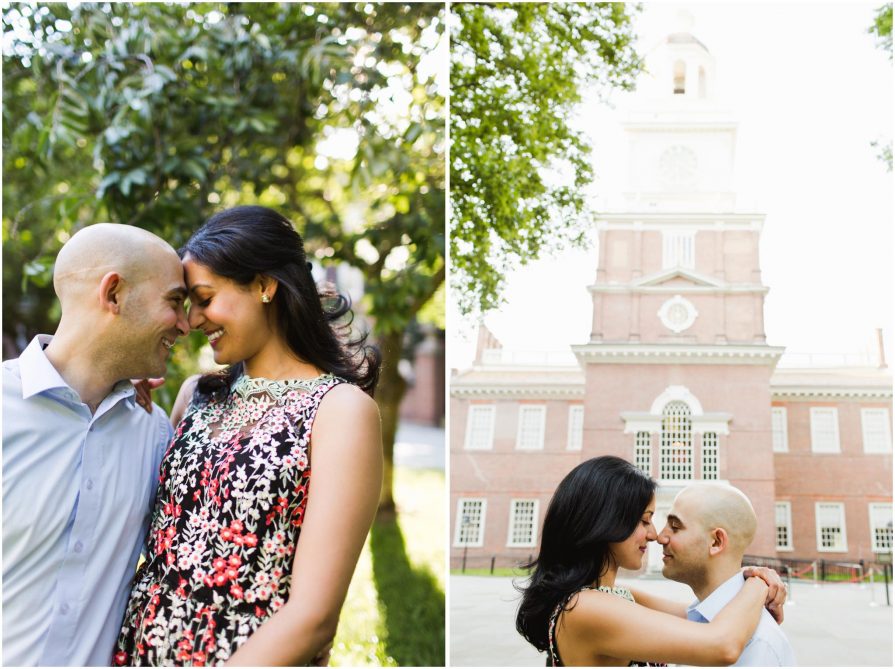 Philadelphia, engagement photos, Society Hill