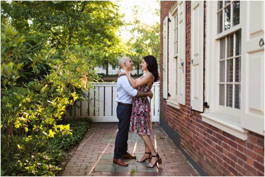 Philadelphia, engagement photos, Society Hill