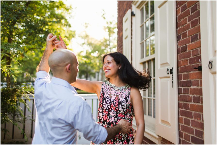 Philadelphia, engagement photos, Society Hill