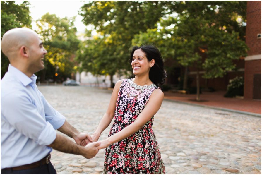 Philadelphia, engagement photos, sunset