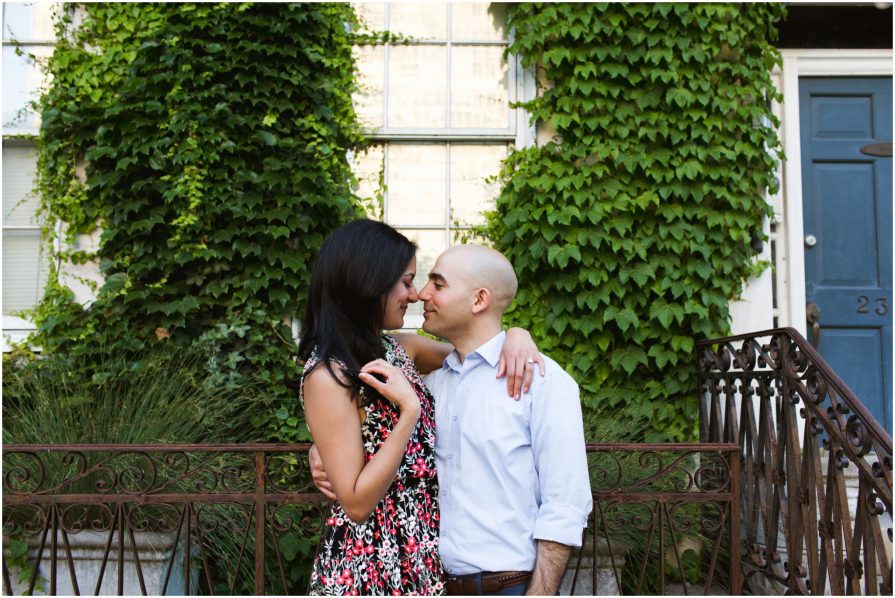 Philadelphia, engagement photos, sunset