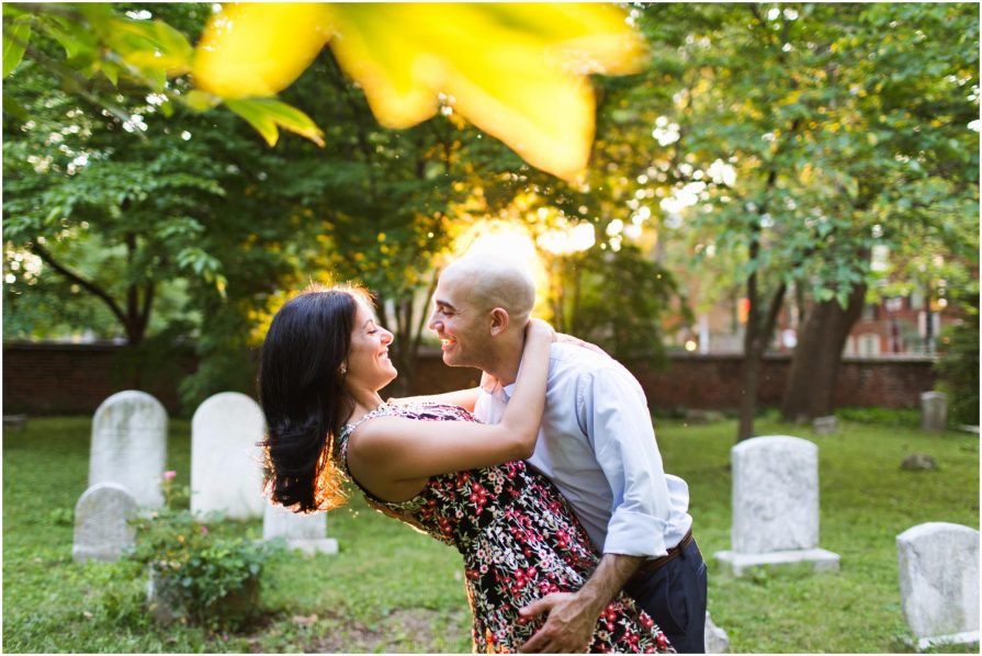 Philadelphia, engagement photos, Washington Square