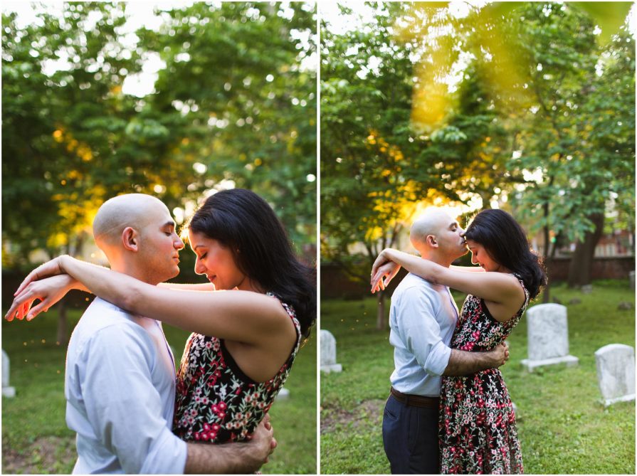 Philadelphia, engagement photos, Washington Square