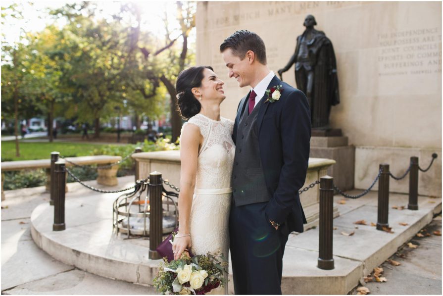 Washington Square Park, Philadelphia, wedding
