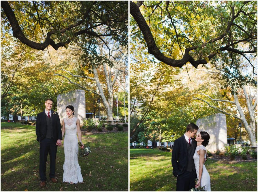 Washington Square Park, Philadelphia, wedding