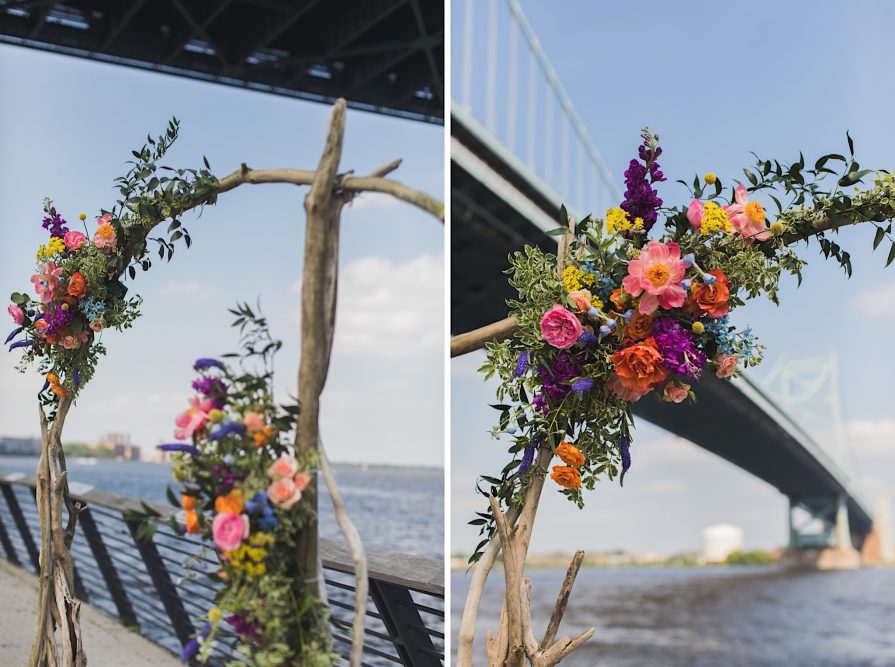Race Street Pier, wedding