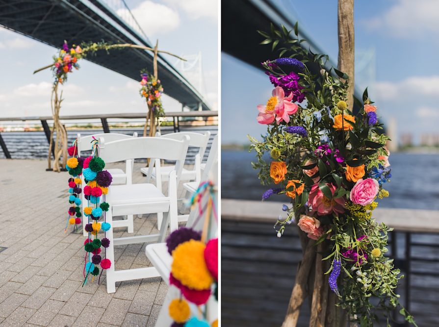 Race Street Pier, wedding