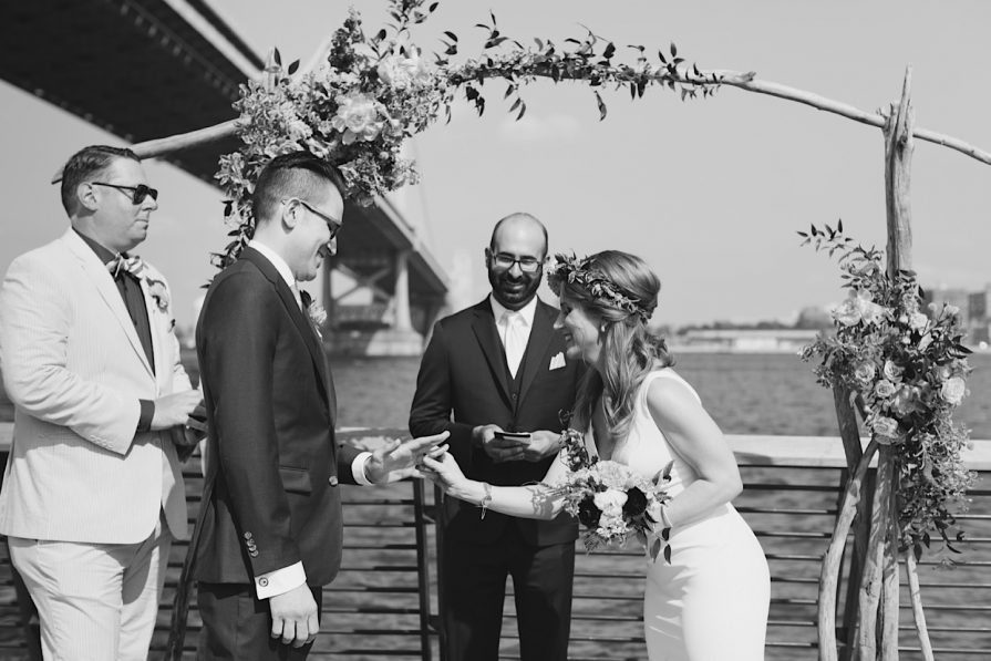 Race Street Pier, wedding