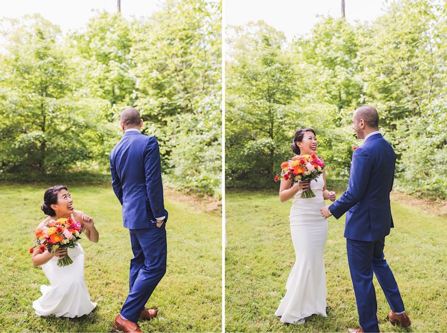 first look, Awbury Arboretum, wedding