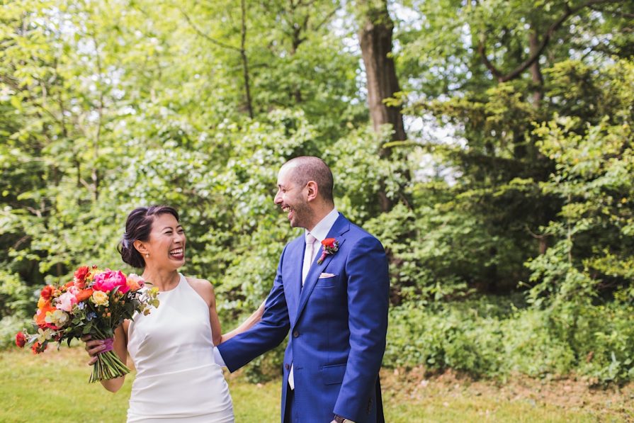 first look, Awbury Arboretum, wedding