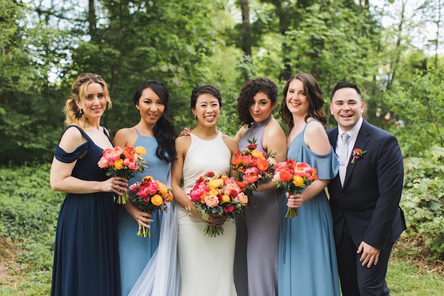 wedding party, Philadelphia, inclusive