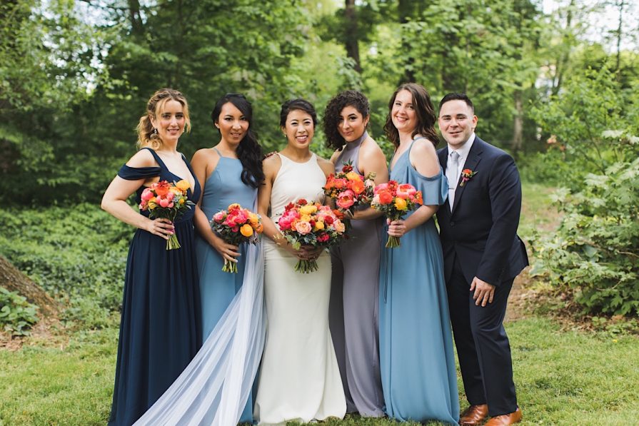 wedding party, Philadelphia, inclusive