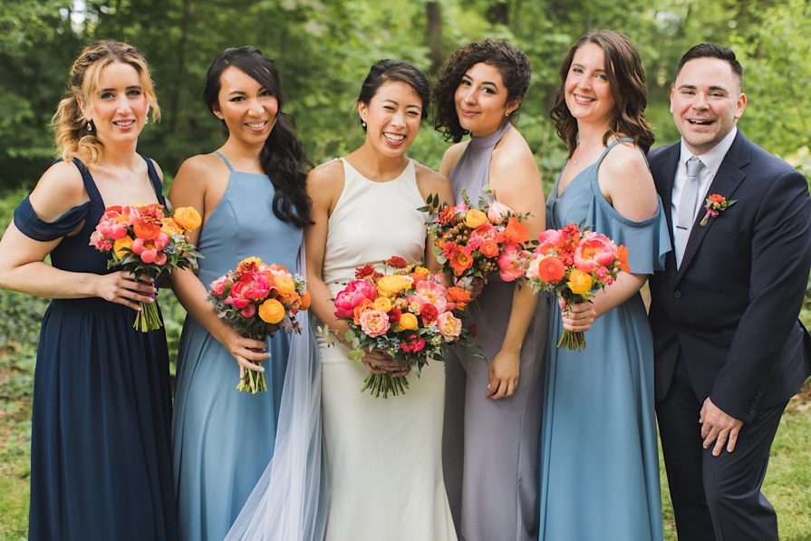 wedding party, Philadelphia, inclusive
