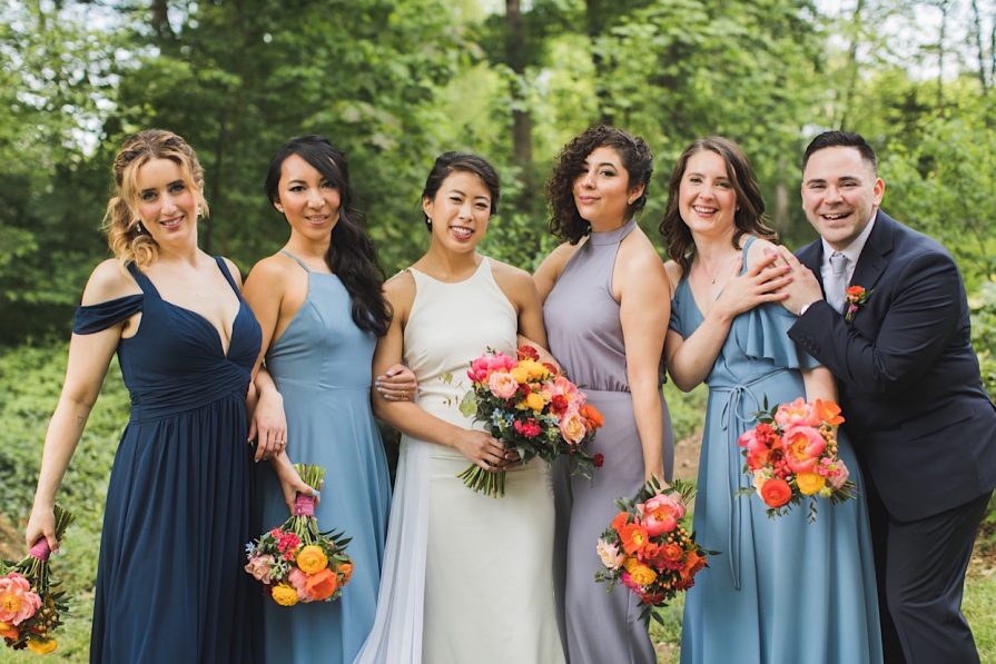 wedding party, Philadelphia, inclusive