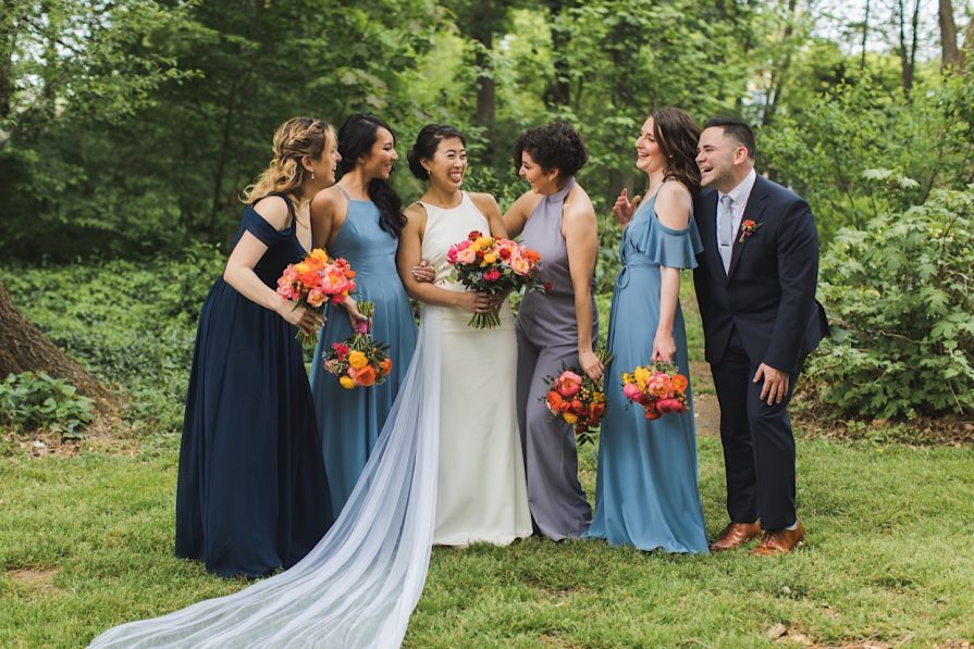 wedding party, Philadelphia, inclusive