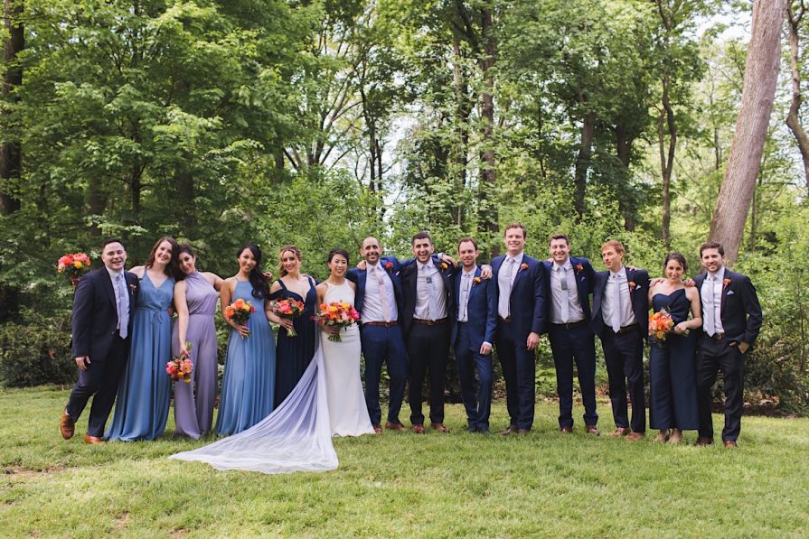 wedding party, Philadelphia, inclusive