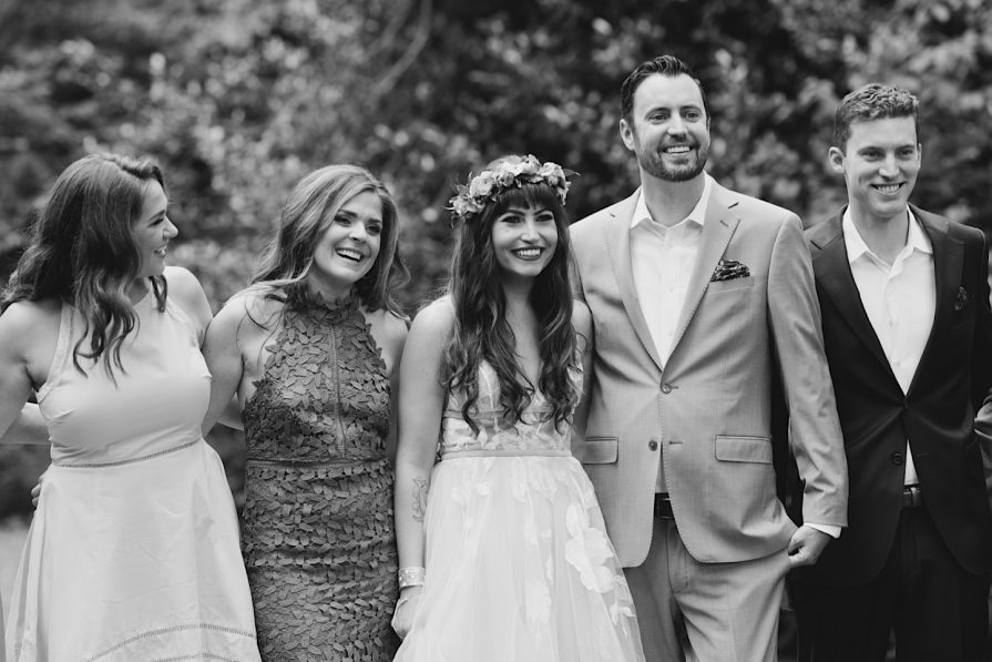 wedding party, Philadelphia
