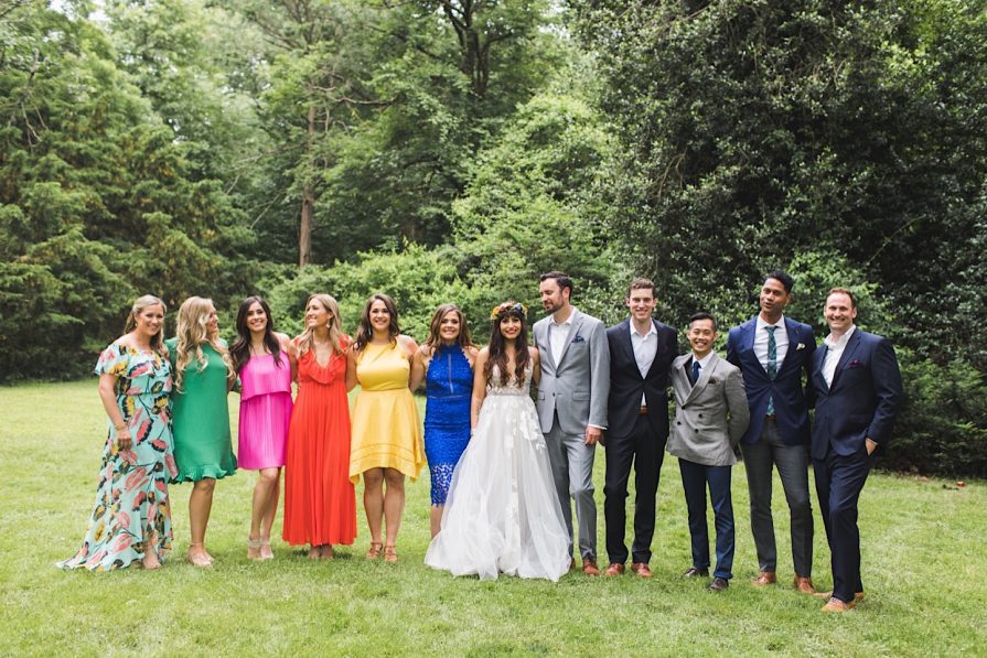 wedding party, Philadelphia