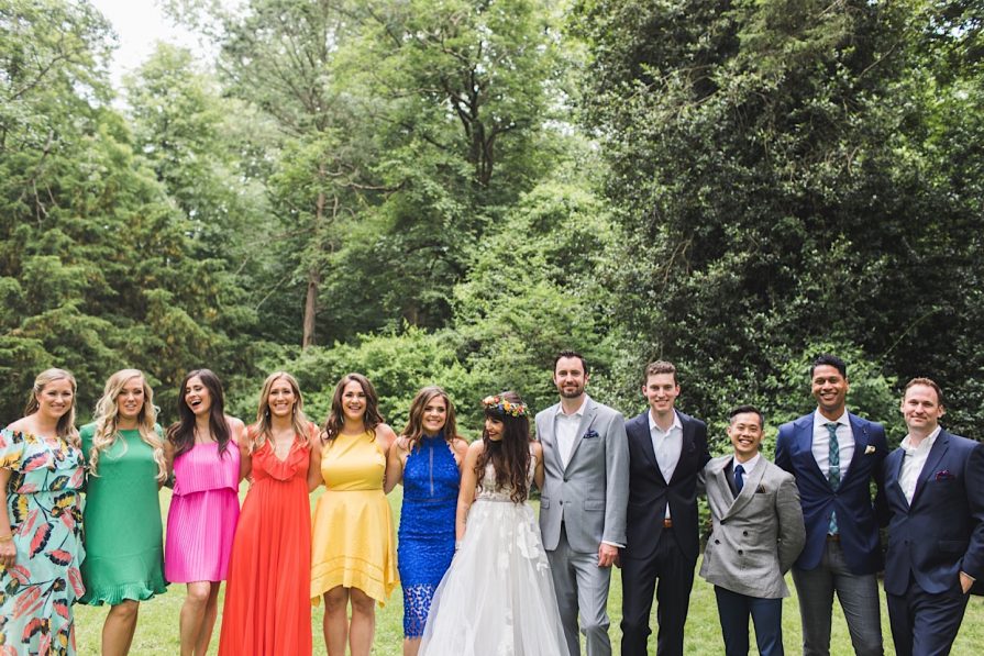 wedding party, Philadelphia
