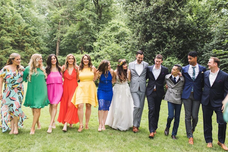 wedding party, Philadelphia